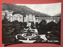 Cartolina - Aosta - Giardini Pubblici - 1950 Ca. - Otros & Sin Clasificación