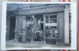 Carte Photo 57 METZ  Facade Commerce Chaussures A. DUMONT 60,rue ? - Metz