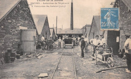 HAYBES (Ardennes) - Ardoisières De L'Espérance - Fabrication Des Ardoises (1914) - Voie Ferrée - Voyagé (2 Scans) - Andere & Zonder Classificatie