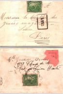 Haïti - Lettre - Obl Haïti Port Au Prince - Pour Directeur Des Grands Magasins Du Louvre Paris 1915 - Haiti