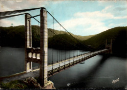 N°42584 Z -cpsm Gorges De Lda Dordogne -pont Suspendu De St Projet- - Brücken