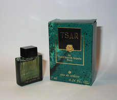 VAN CLEEF : Miniature De Collection. Tsar Eau De Toilette 7 Ml. Version 1988. Parfait état - Miniatures Men's Fragrances (in Box)