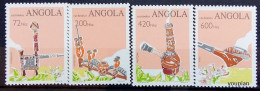 Angola 1993, Tobacco Pipes, MNH Stamps Set - Angola
