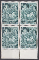 1963 (3) , Weihnachten ( Mi.Nr.: 1143 ) 4-er Block Postfrisch ** - Ungebraucht