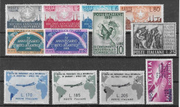 Italien - Selt./postfr. Bessere SM Aus 1951/61 - Aus Michel 848/1103! - 1946-60: Nieuw/plakker