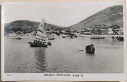 Carte Postale : China : HONG KONG : Aberdeen,in 1930 ,  N° HK 17 - China (Hong Kong)