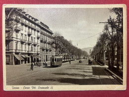 Cartolina - Torino - Corso Vittorio Emanuele II - 1935 Ca. - Autres & Non Classés