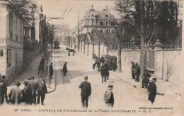 Caen - L'Avenue De Courseulles Et La Gare Saint-Martin - Caen