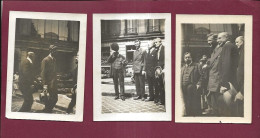 170524 - 3 PHOTOS AVIATION - Mai 1927 Charles LINDBERGH Aviateur Et Louis BLERIOT à Paris - Luchtvaart
