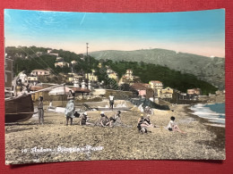 Cartolina - Andora ( Savona ) - Spiaggia E Pineta - 1955 Ca. - Savona