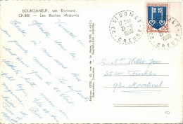 N°42589 Z -cachet Pointillé (perlé) De St Domet -Creuse- - 1961-....