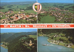 72224033 St Martin Muehlkreis Fliegeraufnahme Neuhaus Untermuehle St Martin Im M - Altri & Non Classificati