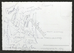 Autografi Giocatori Squadra Football Club Internazionale - Inter 1956 - 1957 - Sonstige & Ohne Zuordnung