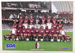 Cartoncino Pubblicitario Torino Calcio - Stagione 1995 - 1996 - Werbung