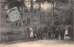 GIVET (Ardennes) - Les Extradés Sont Ramenés à La Frontière Par Les Gendarmes Belges - Voyagé 1907 (2 Scans) - Givet