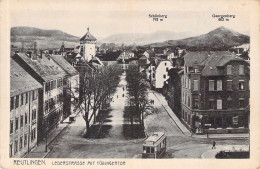 Reutlingen - Lederstrasse Mit Tübingertor Gel.1926 - Reutlingen