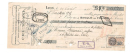 Lettre De Change FABRIQUE DE MEUBLES POUR SALON  CRE-ROSSI   LYON  1935 (1778) - Wissels