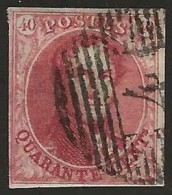 Belgie  .   OBP    .    5  (2 Scans)    .   O     .   Gestempeld     .   /   .   Oblitéré - 1849-1850 Medaillen (3/5)