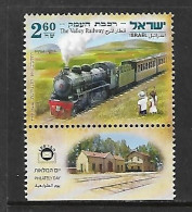ISRAEL 2011 TRAINS AVEC TAB YVERT N°2158 NEUF MNH** - Treinen
