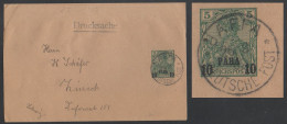 TÜRKEI - JAFFA DEUTSCHE POST / 1902 STREIFBAND # S2 ==> SCHWEIZ - BANDE JOURNAL (ref 7565) - Deutsche Post In Der Türkei