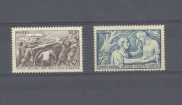 Yvert 497- 498 - Secours National - Entraide Du Maréchal - 2 Timbres Neufs Sans Traces De Charnières - Autres & Non Classés