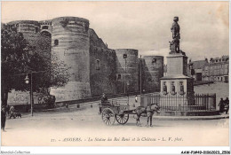 AAWP1-49-0040 - ANGERS - La Statue Du Roi René Et Le Chateau  - Angers