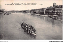 AAWP1-49-0022 - ANGERS - Vue Vers Le Pont Du Centre - Le  Bateau Partant Pour La Pointe  - Angers
