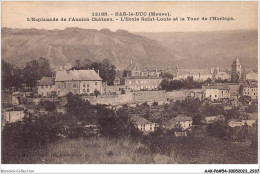 AAKP6-54-0495 - BAR-LE-DUC - L'esplanade De L'ancien Chateau - L'ecole Saint-louis Et La Tour De L'horloge - Bar Le Duc