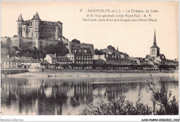 AAWP6-49-0492 - SAUMUR - Le Château - La Loire Et La Vue Générale - Saumur