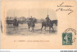 AAWP6-49-0486 - SAUMUR - Travail Militaire Avec La Lance - Saumur