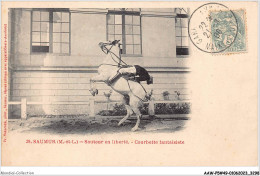 AAWP5-49-0435 - SAUMUR - Sauteur En Libreté - Courbette Fantaisiste - Saumur