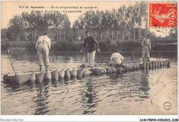 AAWP5-49-0429 - SAUMUR - Ecole D'Application De Cavalerie - Passage De Rivière - La Passerelle - Saumur