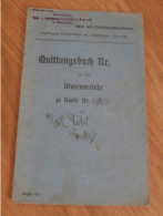 Altes Sparbuch / Quittungsbuch Worndorf ,1924 - 1928 , Karl Leiber In Worndorf , Sparkasse , Bank !! - Historische Documenten