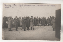 +5152, FOTO-AK, WK I,  Frankreich > [55] Meuse, Dun-sur-Meuse, Truppenbesichtigung - Guerra 1914-18