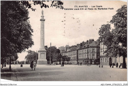 ABSP1-44-0034 - NANTES - Les Cours -Colonne Louis Xvi Et Place Du Marechal Foch  - Nantes