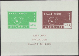 Ioniennes - Grèce - Griechenland - Greece Bloc Feuillet 1963 Y&T N°BF(3a) - Michel N°B(?) *** - Iles Ioniques, Arcoudi - Islas Ionian
