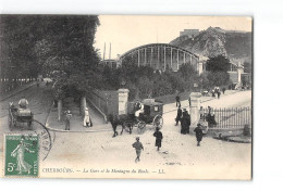 CHERBOURG - La Gare Et La Montagne Du Roule - Très Bon état - Cherbourg