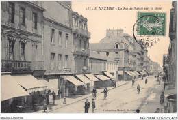 ABSP9-44-0845 - SAINT-NAZAIRE - La Rue De Nantes Vers La Gare  - Saint Nazaire