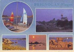 Brignogan   G3   CPM 10X15        5 Vues ( Dos Sale ) - Brignogan-Plage