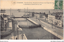 ABSP8-44-0737 - SAINT-NAZAIRE - Nouvelle Entree -Perspective Des Ecluses Et De L'Avant Port  - Saint Nazaire