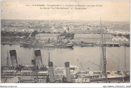 ABSP8-44-0729 - SAINT-NAZAIRE - Vue Generale -La Bassin De Penhoet Avec Dans Le Fond De La Ville  - Saint Nazaire