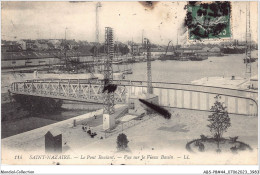 ABSP8-44-0728 - SAINT-NAZAIRE - Le Pont Roulant -Vue Sur Le Vieux Bassin  - Saint Nazaire