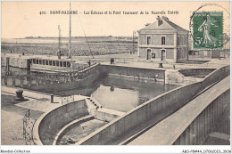ABSP8-44-0704 - SAINT-NAZAIRE - Les Ecluses Et Le Pont Tournant De La Nouvelle Entree  - Saint Nazaire