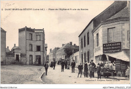 ABSP7-44-0596 - SAINTE MARS DU DESERT -Place De L'Eglise Et Route De Nantes - Autres & Non Classés