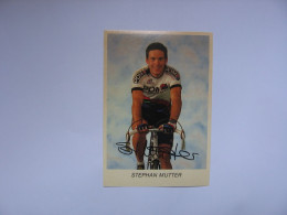 Cyclisme  -  Autographe - Carte Signée Stephan Mutter - Cyclisme