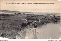ABSP6-44-0489 - SAINT-BREVIN-L'OCEAN - Rocher Et Plage A Maree Basse -La Petite Peche  - Saint-Brevin-l'Océan