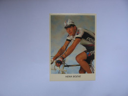 Cyclisme  -  Autographe - Carte Signée Henk Boeve - Cycling