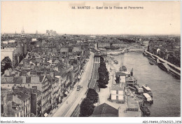 ABSP4-44-0315 - NANTES - Quai De La Fosse Et Panorama  - Nantes