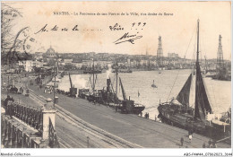 ABSP4-44-0309 - NANTES - Le Panorama De Son Port Et De La Ville -Rive Droite Du Fleuve  - Nantes