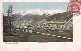 DAVOS - PLATZ   -  GR  -  GRAUNBÜNDEN  -  SCHWEIZ  -  LITHOGRAFIE  1907. - Davos